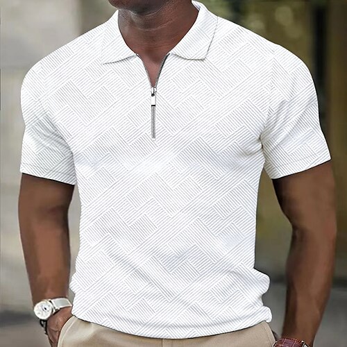 Herre POLO Trøje strik polo Afslappet Stævnemøde Knaphul Kort Ærme Mode Plaid / Stribet / Chevron Ensfarvet / almindelig farve Jacquard geometrisk Sommer Dry-Fit Sort Hvid Kongeblå Grøn Lysegrå Beige
Herre POLO Trøje strik polo Afslappet Stævnemøde Knaphul Kort Ærme Mode Plaid / Stribet / Chevron Ensfarvet / almindelig farve Jacquard geometrisk Sommer Dry-Fit Sort Hvid Kongeblå Grøn Lysegrå Beige
