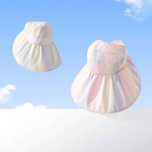 Regenbogen Sonnenhut Visier Anti-Ultraviolett leer Zylinder Strand Sonnenhut große Krempe Sommer
Regenbogen Sonnenhut Visier Anti-Ultraviolett leer Zylinder Strand Sonnenhut große Krempe Sommer