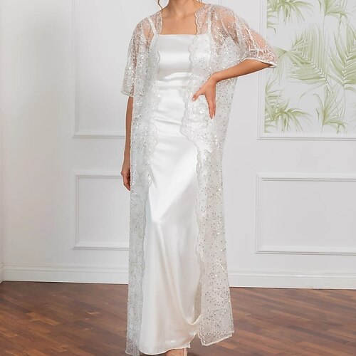 Xales Estolas Femininas Brilho Glitter Elegante Meia Manga Paetês Estolas de Casamento Com Lantejoulas Para Festa Primavera Verão
Xales Estolas Femininas Brilho Glitter Elegante Meia Manga Paetês Estolas de Casamento Com Lantejoulas Para Festa Primavera Verão