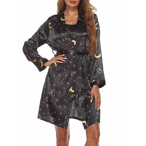 Per donna Pigiami Accappatoi Completi 3 pezzi Fiore decorativo Di tendenza Informale Comoda Interni Giornaliero Da letto Raso Traspirante cinghie Senza maniche Senza maniche Pantaloncini Estate
Per donna Pigiami Accappatoi Completi 3 pezzi Fiore decorativo Di tendenza Informale Comoda Interni Giornaliero Da letto Raso Traspirante cinghie Senza maniche Senza maniche Pantaloncini Estate