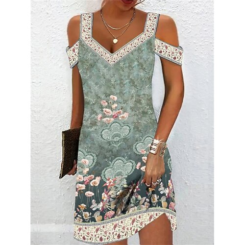 Per donna Vestito casual Abito estivo Abito stampato Floreale Freddezza Stampa Con bretelline Vestito longuette Di tendenza Moderno Giornaliero Per eventi Manica corta Morbido Verde Estate Primavera
Per donna Vestito casual Abito estivo Abito stampato Floreale Freddezza Stampa Con bretelline Vestito longuette Di tendenza Moderno Giornaliero Per eventi Manica corta Morbido Verde Estate Primavera