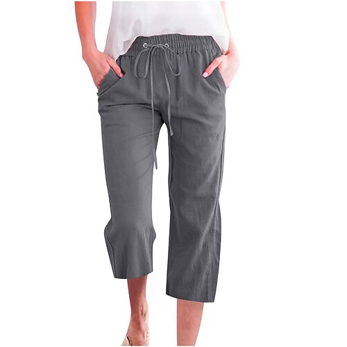 Per donna Plus Size loungewear Pantaloni Colore puro Di tendenza Informale Morbido Interni Giornaliero Da letto Lino Traspirante Pantalone lungo Pantalone Tasche Estate Primavera Verde chiaro Verde
Per donna Plus Size loungewear Pantaloni Colore puro Di tendenza Informale Morbido Interni Giornaliero Da letto Lino Traspirante Pantalone lungo Pantalone Tasche Estate Primavera Verde chiaro Verde