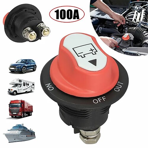 100a batteri isolator kontakt afbryde strømafbrydelse kill for bilbåd rv lastbil
100a batteri isolator kontakt afbryde strømafbrydelse kill for bilbåd rv lastbil