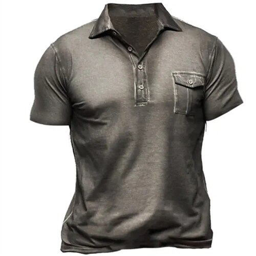 Per uomo POLO Camicia da golf Golf Informale Per eventi Bavero Classico Manica corta Di tendenza Essenziale Liscio Pulsante Estate Standard Blu scuro Rosso retrò Verde Grigio scuro POLO
Per uomo POLO Camicia da golf Golf Informale Per eventi Bavero Classico Manica corta Di tendenza Essenziale Liscio Pulsante Estate Standard Blu scuro Rosso retrò Verde Grigio scuro POLO