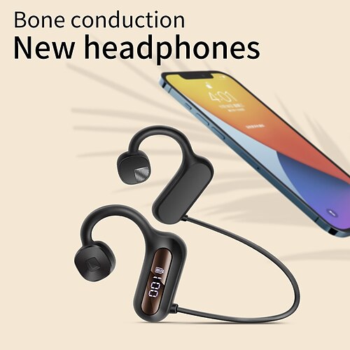 AKZ-G11 Bone Conduction Hovedtelefon Ørekrog Bluetooth 5.3 Sport Ergonomisk Design Stereoanlæg til Apple Samsung Huawei Xiaomi MI Yoga Campering & Vandring Løb Mobiltelefon
AKZ-G11 Bone Conduction Hovedtelefon Ørekrog Bluetooth 5.3 Sport Ergonomisk Design Stereoanlæg til Apple Samsung Huawei Xiaomi MI Yoga Campering & Vandring Løb Mobiltelefon