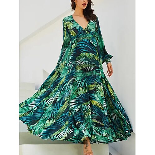 Per donna Abito di maternità Abito casual Abiti in chiffon Vestito svasato A foglia Abito lungo Abito lungo Manica lunga Lacci Stampa A V Di tendenza Giornaliero Fucsia Verde Estate Primavera S M L
Per donna Abito di maternità Abito casual Abiti in chiffon Vestito svasato A foglia Abito lungo Abito lungo Manica lunga Lacci Stampa A V Di tendenza Giornaliero Fucsia Verde Estate Primavera S M L