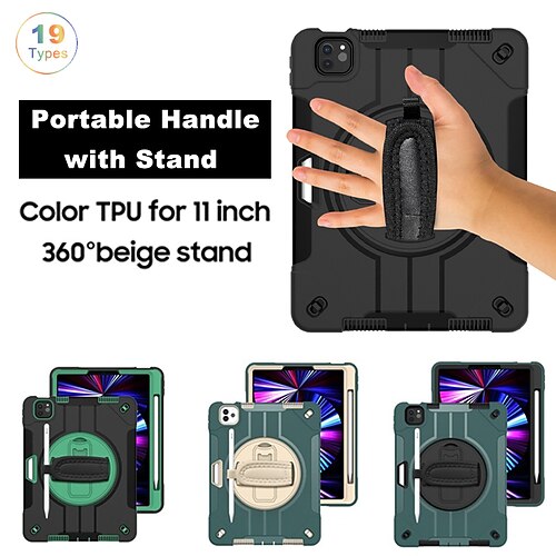 Tableta Carcasa Funda Para Apple 12.9 11 10.5 iPad Air 5.º ipad 9th 8th 7th Generation 10.2 inch iPad mini 6. Portátil Mango con Soporte Color sólido TPU ordenador personal
Tableta Carcasa Funda Para Apple 12.9 11 10.5 iPad Air 5.º ipad 9th 8th 7th Generation 10.2 inch iPad mini 6. Portátil Mango con Soporte Color sólido TPU ordenador personal