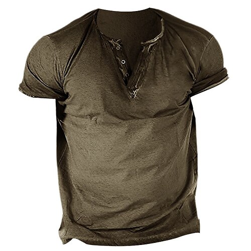 Per uomo Camicia Henley T-shirt Liscio Henley Strada Da mare Maniche corte Pulsante Abbigliamento Di tendenza Originale Essenziale
Per uomo Camicia Henley T-shirt Liscio Henley Strada Da mare Maniche corte Pulsante Abbigliamento Di tendenza Originale Essenziale
