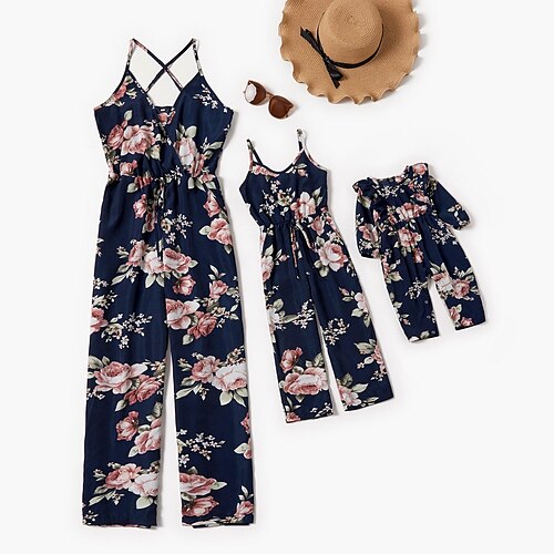 Mama und ich Jumpsuit Blumen Casual Königliches Blau Ärmellos Tank-Top Kleid bezaubernd Passende Outfits
Mama und ich Jumpsuit Blumen Casual Königliches Blau Ärmellos Tank-Top Kleid bezaubernd Passende Outfits