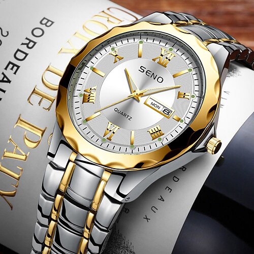 Seno hommes montre à quartz mode minimaliste décontracté diamant analogique montre-bracelet calendrier lumineux date semaine étanche bracelet en acier inoxydable hommes femmes montre
Seno hommes montre à quartz mode minimaliste décontracté diamant analogique montre-bracelet calendrier lumineux date semaine étanche bracelet en acier inoxydable hommes femmes montre