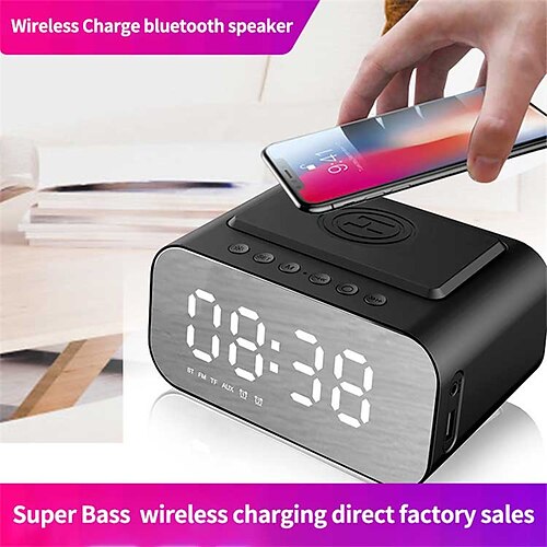 Réveil sans fil haut-parleur fm avec charge sans fil haut-parleur bluetooth charge rapide pour téléphones portables chargeur usb
Réveil sans fil haut-parleur fm avec charge sans fil haut-parleur bluetooth charge rapide pour téléphones portables chargeur usb