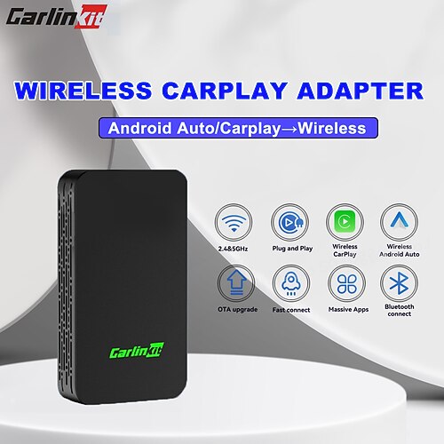 2023 el más nuevo y original carlinkit cpc200-2air inalámbrico carplay android auto adaptador para carplay con cable de fábrica / autos android auto, disponible para teléfonos android y iphones
2023 el más nuevo y original carlinkit cpc200-2air inalámbrico carplay android auto adaptador para carplay con cable de fábrica / autos android auto, disponible para teléfonos android y iphones