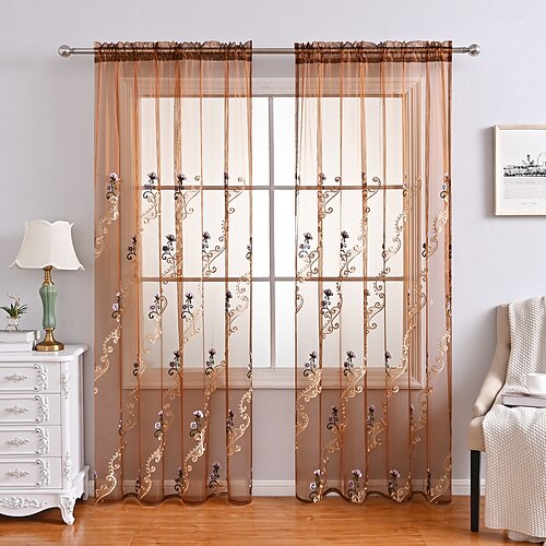 Cortinas transparentes florales con ojales/cortinas con ojales para sala de estar, dormitorio, cortina de granja para cocina, balcón, puerta, ventana, tratamientos, oscurecimiento de la habitación
Cortinas transparentes florales con ojales/cortinas con ojales para sala de estar, dormitorio, cortina de granja para cocina, balcón, puerta, ventana, tratamientos, oscurecimiento de la habitación