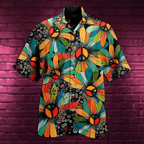 Hombre Camisa camisa hawaiana Foco Multicolor Estampados Hippie Collar Cubano Amarillo Verde Trébol Exterior Casual Manga Corta Estampado Ropa Deportes Moda Ropa de calle Design
Hombre Camisa camisa hawaiana Foco Multicolor Estampados Hippie Collar Cubano Amarillo Verde Trébol Exterior Casual Manga Corta Estampado Ropa Deportes Moda Ropa de calle Design
