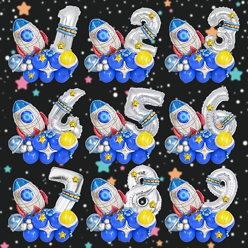Palloncino digitale a tema spaziale da 31 pezzi set forniture per la decorazione dell'atmosfera della festa di compleanno
Palloncino digitale a tema spaziale da 31 pezzi set forniture per la decorazione dell'atmosfera della festa di compleanno