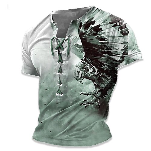 Herre T-shirt Grafisk Dyr Ørn Høj krave Tøj 3D-udskrivning Daglig Sport Kortærmet Blondér Trykt mønster Mode Designer Årgang
Herre T-shirt Grafisk Dyr Ørn Høj krave Tøj 3D-udskrivning Daglig Sport Kortærmet Blondér Trykt mønster Mode Designer Årgang