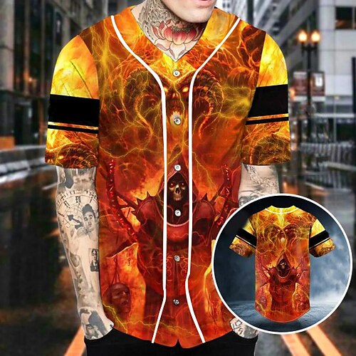 Per uomo Maglia da baseball Traspirante Leggero Asciugatura rapida Manica corta Maglietta Maglietta / Maglia Standard Con stampe Estate Allenamento in palestra Tennis Golf
Per uomo Maglia da baseball Traspirante Leggero Asciugatura rapida Manica corta Maglietta Maglietta / Maglia Standard Con stampe Estate Allenamento in palestra Tennis Golf