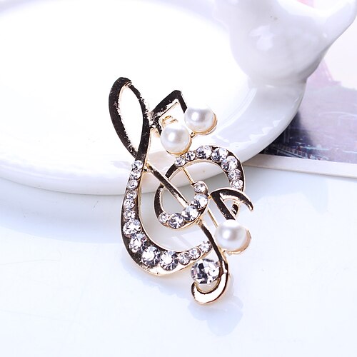 Per donna Zirconi Spille A forma di note musicali Moda Spilla Gioielli Oro Per Giornaliero Appuntamento
Per donna Zirconi Spille A forma di note musicali Moda Spilla Gioielli Oro Per Giornaliero Appuntamento