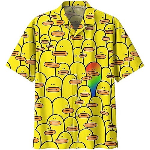 Homens Camisa Social Camisa havaiana Animal Desenho Animado Pato colar cubano Branco Amarelo Azul Laranja Verde Ao ar livre Casual Manga Curta Imprimir Roupa Esportes Moda Roupa de rua Designer
Homens Camisa Social Camisa havaiana Animal Desenho Animado Pato colar cubano Branco Amarelo Azul Laranja Verde Ao ar livre Casual Manga Curta Imprimir Roupa Esportes Moda Roupa de rua Designer