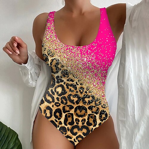 Dame Badetøj Et stykke Normal badedragt Printer Leopard Gul Blå Grøn Rosenrød Bodysuit Badedragter Sport Strand Tøj Efterår
Dame Badetøj Et stykke Normal badedragt Printer Leopard Gul Blå Grøn Rosenrød Bodysuit Badedragter Sport Strand Tøj Efterår