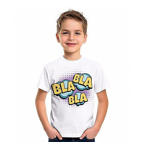 Barn Gutt T skjorte T-skjorte Grafisk Bokstaver Kortermet Crewneck Barn Topp utendørs 3D-utskrift Sport Mote Daglig Sommer Hvit 2-13 år
Barn Gutt T skjorte T-skjorte Grafisk Bokstaver Kortermet Crewneck Barn Topp utendørs 3D-utskrift Sport Mote Daglig Sommer Hvit 2-13 år