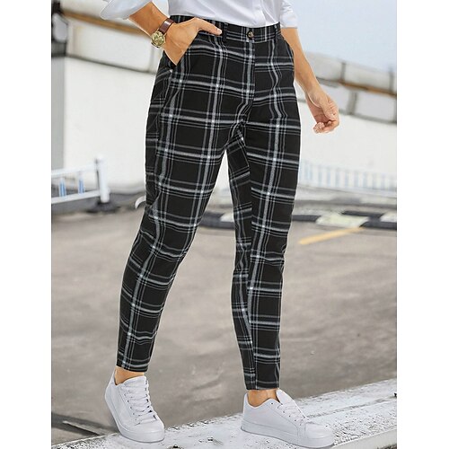 Per uomo Pantaloni Chino Pantaloni chino Tasche A quadri Comfort Traspirante Esterno Giornaliero Per uscire Misto cotone Informale Nero Cachi
Per uomo Pantaloni Chino Pantaloni chino Tasche A quadri Comfort Traspirante Esterno Giornaliero Per uscire Misto cotone Informale Nero Cachi