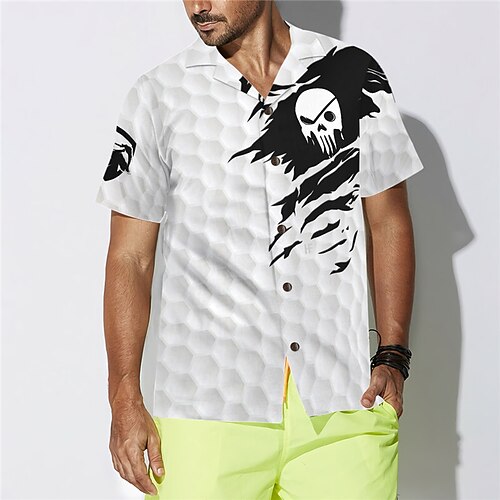 Homme Chemise Chemise hawaïenne Crânes Lettre Imprimés Photos Drapeau américain Collier cubain Noir Blanche Bleu Extérieur Casual Manche Courte Imprimer Vêtement Tenue Sportif Mode Vêtement de rue
Homme Chemise Chemise hawaïenne Crânes Lettre Imprimés Photos Drapeau américain Collier cubain Noir Blanche Bleu Extérieur Casual Manche Courte Imprimer Vêtement Tenue Sportif Mode Vêtement de rue