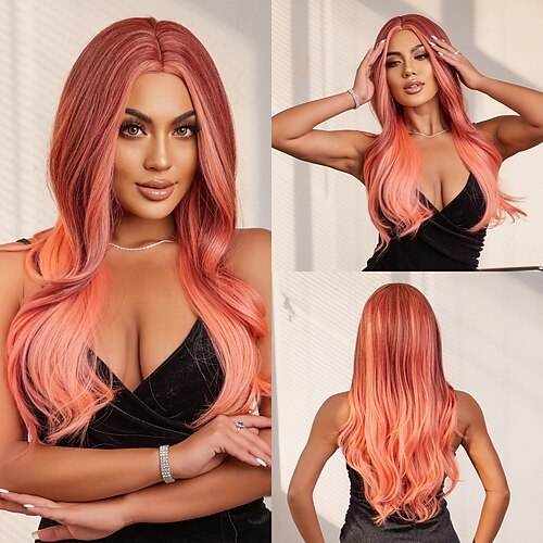 Syntetiske parykker uniformer Karriere Kostumer Prinsesse Krøllet Dyb Bølge Mellemdel Frisure i lag Maskinproduceret Paryk 26 tommer (ca. 66cm) Pink Rød Syntetisk hår Dame Cosplay Fest Mode Lyserød
Syntetiske parykker uniformer Karriere Kostumer Prinsesse Krøllet Dyb Bølge Mellemdel Frisure i lag Maskinproduceret Paryk 26 tommer (ca. 66cm) Pink Rød Syntetisk hår Dame Cosplay Fest Mode Lyserød