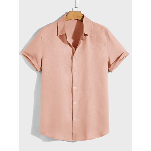 Herre Skjorte Button Up skjorte Sommer skjorte Casual skjorte Sort Hvid Lyserød Grøn Kortærmet Vanlig Knaphul Daglig Ferierejse Tøj Mode Afslappet Bekvem
Herre Skjorte Button Up skjorte Sommer skjorte Casual skjorte Sort Hvid Lyserød Grøn Kortærmet Vanlig Knaphul Daglig Ferierejse Tøj Mode Afslappet Bekvem