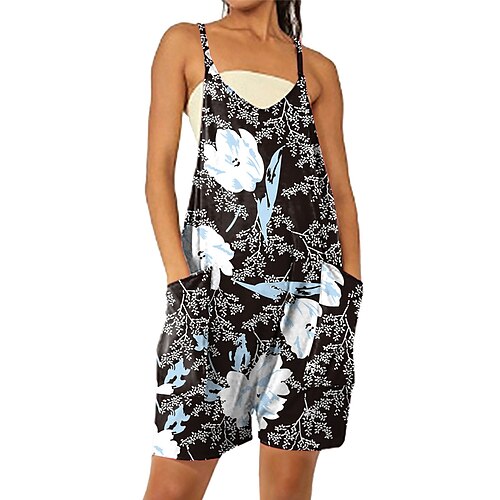 Mujer Mono Bolsillo Estampado Floral Escote en Pico Ropa de calle Diario Vacaciones Ajuste regular Sin Mangas Negro Azul Piscina Morado S M L Verano
Mujer Mono Bolsillo Estampado Floral Escote en Pico Ropa de calle Diario Vacaciones Ajuste regular Sin Mangas Negro Azul Piscina Morado S M L Verano