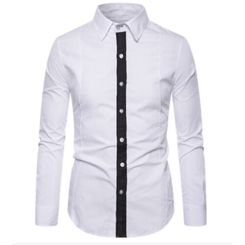 Herre Jakkesætsskjorter Button Up skjorte Skjorte med krave Sort Hvid Lys pink Langærmet Vanlig Krave Forår Efterår Bryllup Arbejde Tøj
Herre Jakkesætsskjorter Button Up skjorte Skjorte med krave Sort Hvid Lys pink Langærmet Vanlig Krave Forår Efterår Bryllup Arbejde Tøj