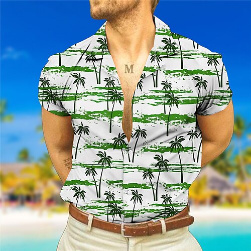 Homme Chemise Chemise hawaïenne Cocotier Imprimés Photos Collier cubain Vin Vert Extérieur Casual Manche Courte Imprimer Vêtement Tenue Sportif Mode Vêtement de rue Design
Homme Chemise Chemise hawaïenne Cocotier Imprimés Photos Collier cubain Vin Vert Extérieur Casual Manche Courte Imprimer Vêtement Tenue Sportif Mode Vêtement de rue Design