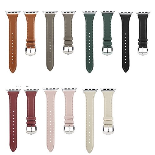Pulseira de couro Compatível com Pulseira Apple Watch 38mm 40mm 41mm 42mm 44mm 45mm 49mm Feminino Ajustável Couro Legitimo pulseira de substituição para iwatch Series 8 7 6 5 4 3 2 1 SE
Pulseira de couro Compatível com Pulseira Apple Watch 38mm 40mm 41mm 42mm 44mm 45mm 49mm Feminino Ajustável Couro Legitimo pulseira de substituição para iwatch Series 8 7 6 5 4 3 2 1 SE