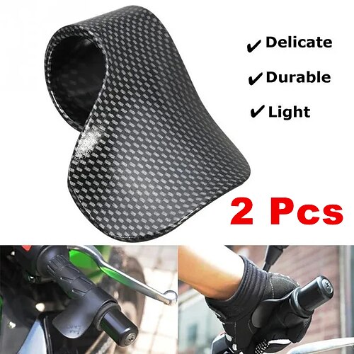 2 pezzi universali in carbonio per acceleratore per motociclette cruise control impugnature bilanciere per impugnatura moto
2 pezzi universali in carbonio per acceleratore per motociclette cruise control impugnature bilanciere per impugnatura moto