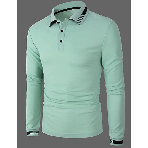 Herre Sport Polo POLO Trøje Afslappet Ferie Knaphul Langærmet Mode Basale Vanlig Knap Sommer Regulær Æble Grøn Sort Hvid Himmelblå Sport Polo
Herre Sport Polo POLO Trøje Afslappet Ferie Knaphul Langærmet Mode Basale Vanlig Knap Sommer Regulær Æble Grøn Sort Hvid Himmelblå Sport Polo