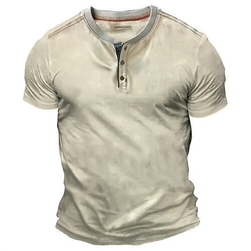 Herre T-shirt Henley-skjorte Tee Top Vanlig Henley Gade Ferierejse Kort Ærme Tøj Mode Designer Basale
Herre T-shirt Henley-skjorte Tee Top Vanlig Henley Gade Ferierejse Kort Ærme Tøj Mode Designer Basale