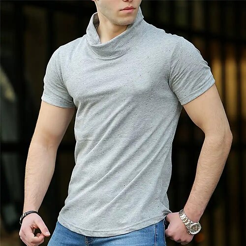 Per uomo maglietta T-shirt Liscio A collo alto Strada Da mare Maniche corte Abbigliamento Di tendenza Originale Essenziale
Per uomo maglietta T-shirt Liscio A collo alto Strada Da mare Maniche corte Abbigliamento Di tendenza Originale Essenziale
