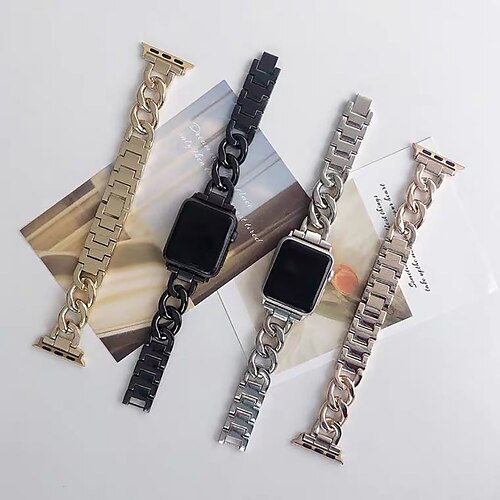 Pulsera de joyería Compatible con Apple Watch Correa 38mm 40mm 41mm 42mm 44mm 45mm 49mm Ajustable Mujeres Hombres Acero Inoxidable correa de repuesto para iwatch Series Ultra 8 7 6 5 4 3 2 1 SE
Pulsera de joyería Compatible con Apple Watch Correa 38mm 40mm 41mm 42mm 44mm 45mm 49mm Ajustable Mujeres Hombres Acero Inoxidable correa de repuesto para iwatch Series Ultra 8 7 6 5 4 3 2 1 SE