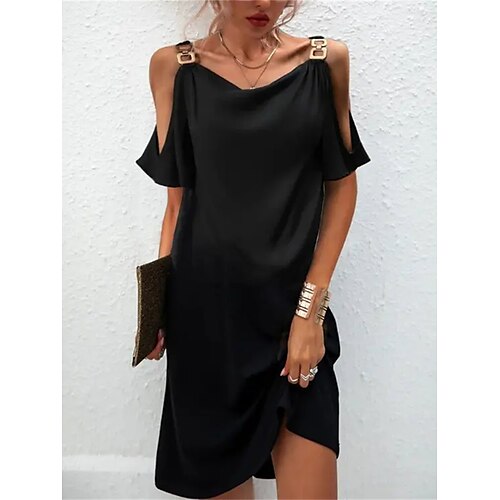 Per donna Vestito casual Vestito a trapezio Abito estivo Liscio Freddezza Con bretelline Freddezza Mini abito Di tendenza Moderno Esterno Strada Manica corta Standard Nero Estate Primavera S M L XL
Per donna Vestito casual Vestito a trapezio Abito estivo Liscio Freddezza Con bretelline Freddezza Mini abito Di tendenza Moderno Esterno Strada Manica corta Standard Nero Estate Primavera S M L XL