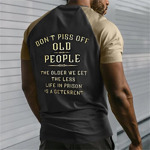 Herre Raglan T-skjorte Grafisk Fargeblokk Bokstaver Crew-hals Klær 3D-utskrift Daglig Sport Kortermet Lapper Trykt mønster Mote Designer Fritid
Herre Raglan T-skjorte Grafisk Fargeblokk Bokstaver Crew-hals Klær 3D-utskrift Daglig Sport Kortermet Lapper Trykt mønster Mote Designer Fritid