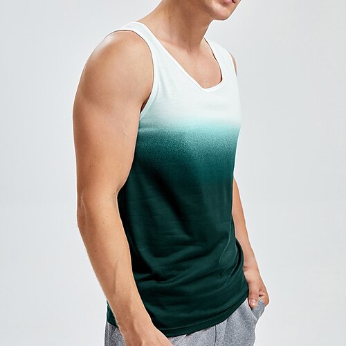 Herre Tanktop Vest Top Underskorte Ærmeløs skjorte Hældning Scoop hals Sport & Udendørs Ferierejse Uden ærmer Tøj Mode Daglig Sport
Herre Tanktop Vest Top Underskorte Ærmeløs skjorte Hældning Scoop hals Sport & Udendørs Ferierejse Uden ærmer Tøj Mode Daglig Sport