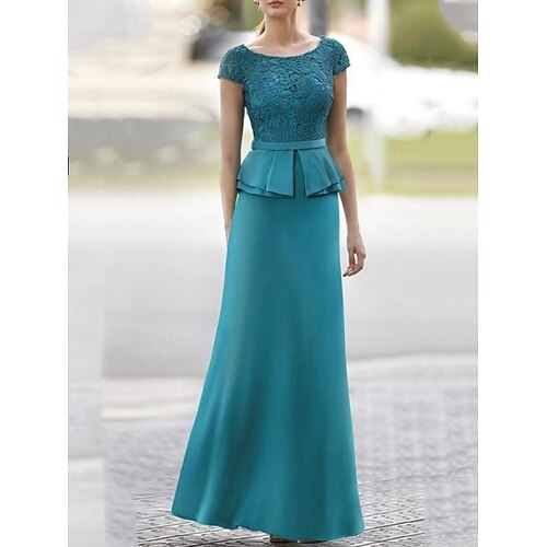 A tubino Abito da cerimonia per signora Invitati del matrimonio Festa Elegante Girocollo Lungo Di pizzo Chiffon elasticizzato Manica corta con Con balze 2023
A tubino Abito da cerimonia per signora Invitati del matrimonio Festa Elegante Girocollo Lungo Di pizzo Chiffon elasticizzato Manica corta con Con balze 2023