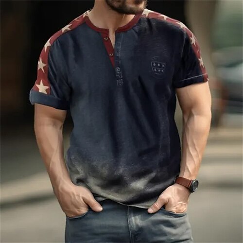 Per uomo Camicia Henley Pop art Stelle Henley Abbigliamento Stampa 3D Esterno Giornaliero Manica corta Bottone giù Stampa Di tendenza Originale Comodo
Per uomo Camicia Henley Pop art Stelle Henley Abbigliamento Stampa 3D Esterno Giornaliero Manica corta Bottone giù Stampa Di tendenza Originale Comodo