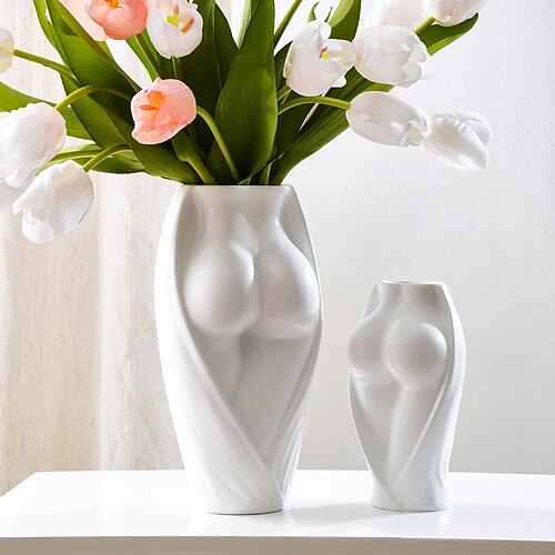 Creative Hip Shaped Decorative Vase Made Of Solid Resin Material Dry Flower Arrangement Decorative Vase Suitable For Home Party Flower Restaurant Decoration And Decoration
Creative Hip Shaped Decorative Vase Made Of Solid Resin Material Dry Flower Arrangement Decorative Vase Suitable For Home Party Flower Restaurant Decoration And Decoration