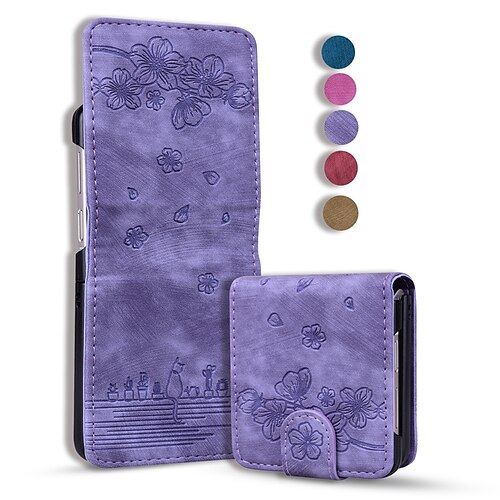 teléfono Funda Para Samsung galaxia Funda de Cuerpo Entero Z Flip 4 Z Flip 3 Dar la vuelta Ranuras para tarjetas Color sólido Flor ordenador personal Cuero de PU
teléfono Funda Para Samsung galaxia Funda de Cuerpo Entero Z Flip 4 Z Flip 3 Dar la vuelta Ranuras para tarjetas Color sólido Flor ordenador personal Cuero de PU