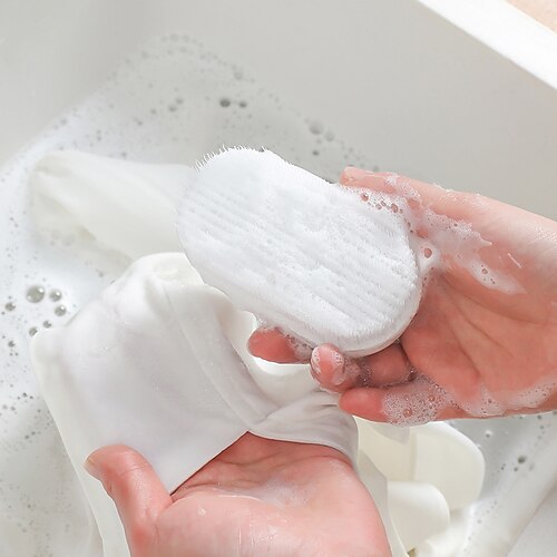 1 pièces brosse à linge poils doux n'endommageant pas les vêtements collier de nettoyage sous-vêtements petite brosse multifonctionnelle planche de nettoyage ménager brosse à laver les chaussures
1 pièces brosse à linge poils doux n'endommageant pas les vêtements collier de nettoyage sous-vêtements petite brosse multifonctionnelle planche de nettoyage ménager brosse à laver les chaussures