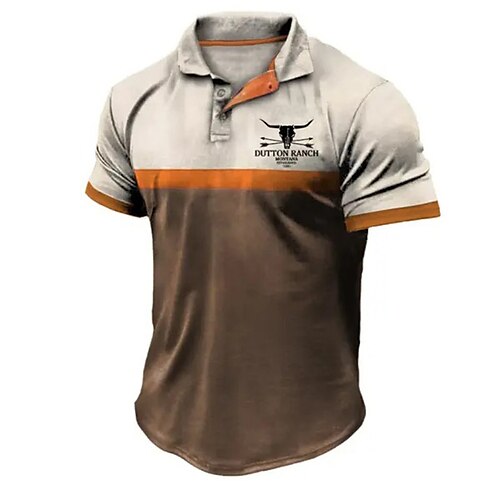 Herre Button Up Poloer POLO Trøje Golftrøje Grafiske tryk Årgang Ko Aftæpning Kakifarvet udendørs Gade Kort Ærme Trykt mønster Tøj Sport Mode Gade Designer
Herre Button Up Poloer POLO Trøje Golftrøje Grafiske tryk Årgang Ko Aftæpning Kakifarvet udendørs Gade Kort Ærme Trykt mønster Tøj Sport Mode Gade Designer