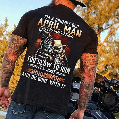 Herre T-shirt Grafisk Dødningehoveder Rund hals Tøj 3D-udskrivning udendørs Daglig Kortærmet Trykt mønster Mode Designer Årgang
Herre T-shirt Grafisk Dødningehoveder Rund hals Tøj 3D-udskrivning udendørs Daglig Kortærmet Trykt mønster Mode Designer Årgang