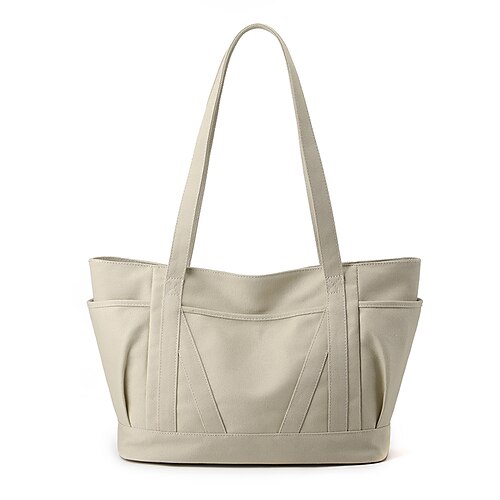 Per donna Sacca Borsa in tela Tela Giornaliero Cerniera Massima capacità Tinta unica Nero Verde Beige
Per donna Sacca Borsa in tela Tela Giornaliero Cerniera Massima capacità Tinta unica Nero Verde Beige