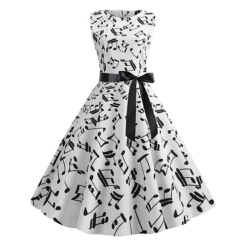 Dame Retro Rød 1950-tallet Vintage kjole Midikjole Kontor Daglig Blondér Med belte Note Crew-hals Ermeløs Normal Sommer Vår 2023 Hvit S M L XL
Dame Retro Rød 1950-tallet Vintage kjole Midikjole Kontor Daglig Blondér Med belte Note Crew-hals Ermeløs Normal Sommer Vår 2023 Hvit S M L XL
